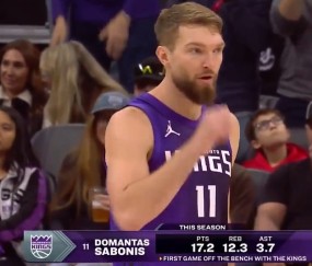 世俱杯买球-欢迎回来！小萨复出&amp;国王生涯首次替补登场 全场观众欢呼鼓掌！